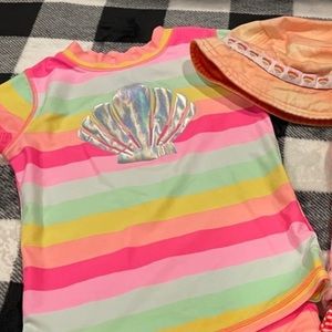 Girls Swim Size 5/6 with hat